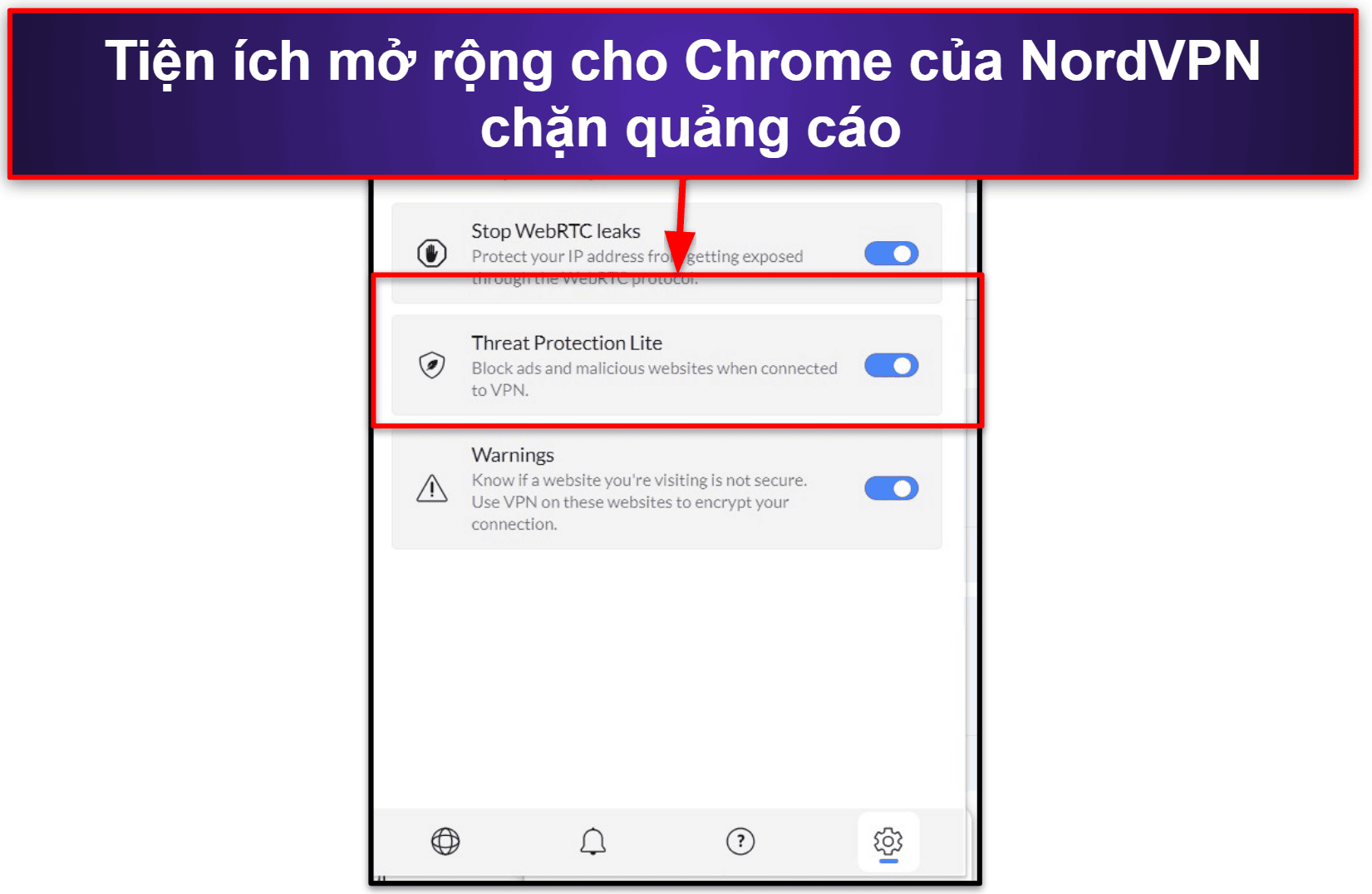 🥉3. NordVPN — Tiện ích mở rộng cho Chrome nhanh với các tính năng bảo mật mạnh mẽ