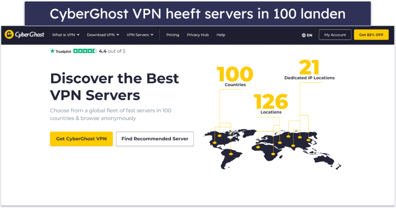 CyberGhost VPN – Servers en IP-adressen