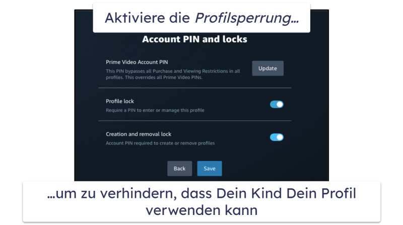 So richtest Du die Amazon Prime Kindersicherung ein