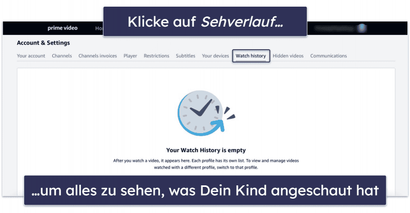 So richtest Du die Amazon Prime Kindersicherung ein