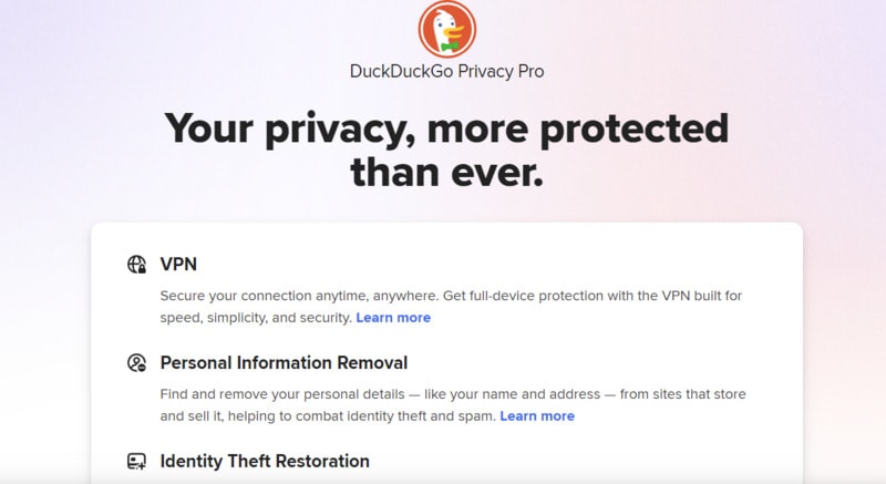 DuckDuckGo Unveils Privacy Pro with VPN and Identity Protection