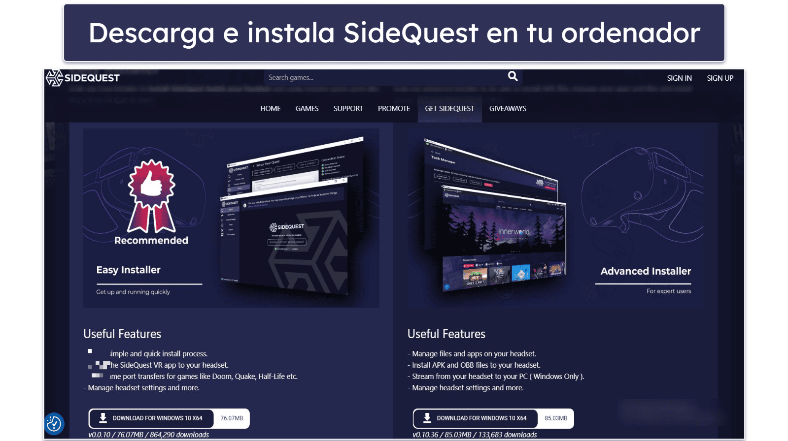 Cómo instalar una VPN en Oculus Quest 2 o 3 (Guías paso a paso)