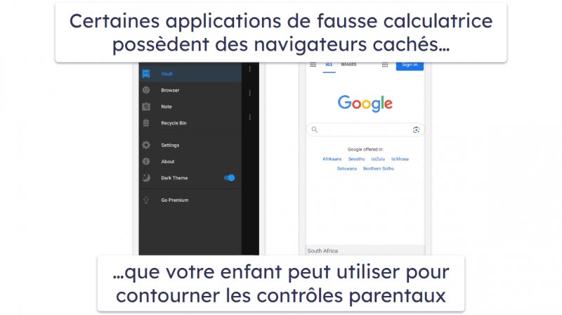 Pourquoi les enfants utilisent-ils des applications de fausse calculatrice ?