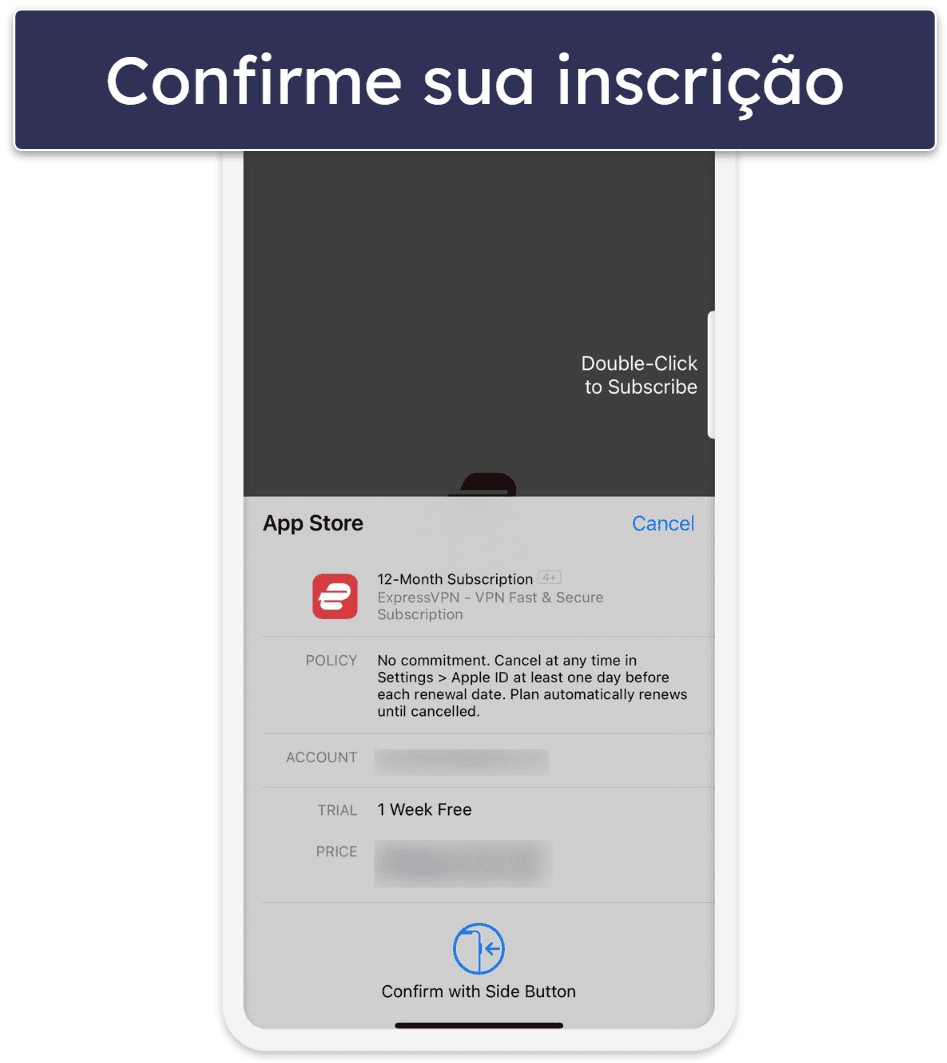 Como Solicitar o Teste Grátis de 7 dias da ExpressVPN (Somente para Celular)
