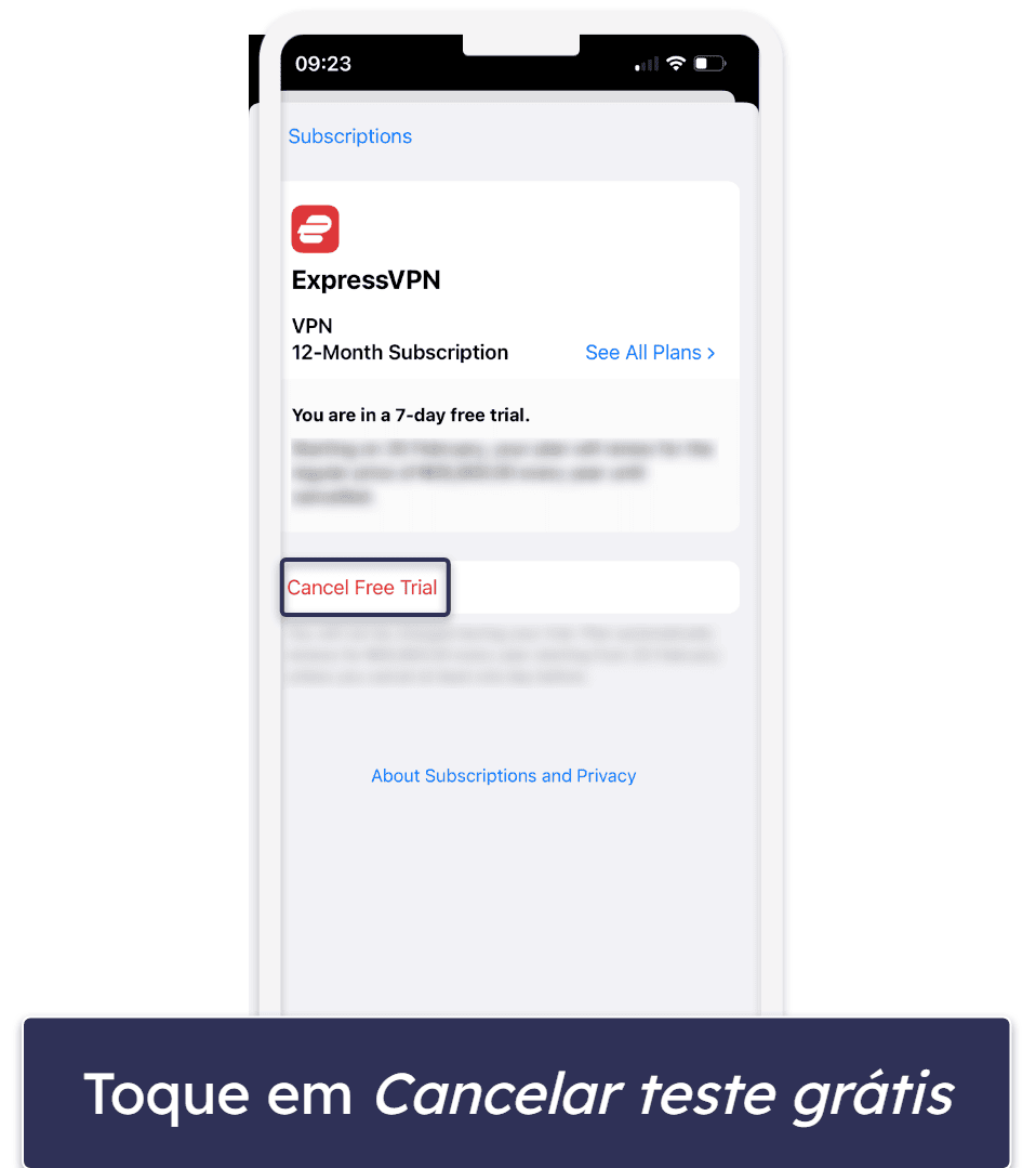 Como Solicitar o Teste Grátis de 7 dias da ExpressVPN (Somente para Celular)