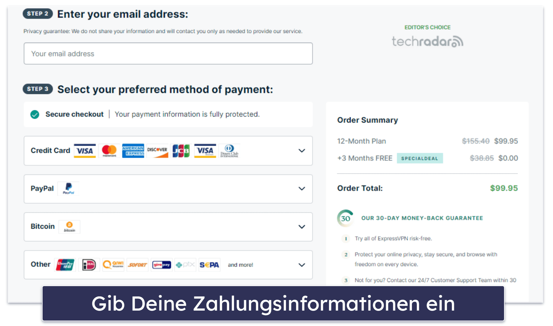 Teste ExpressVPN risikofrei für 30 Tage (Schritt-für-Schritt-Anleitung)