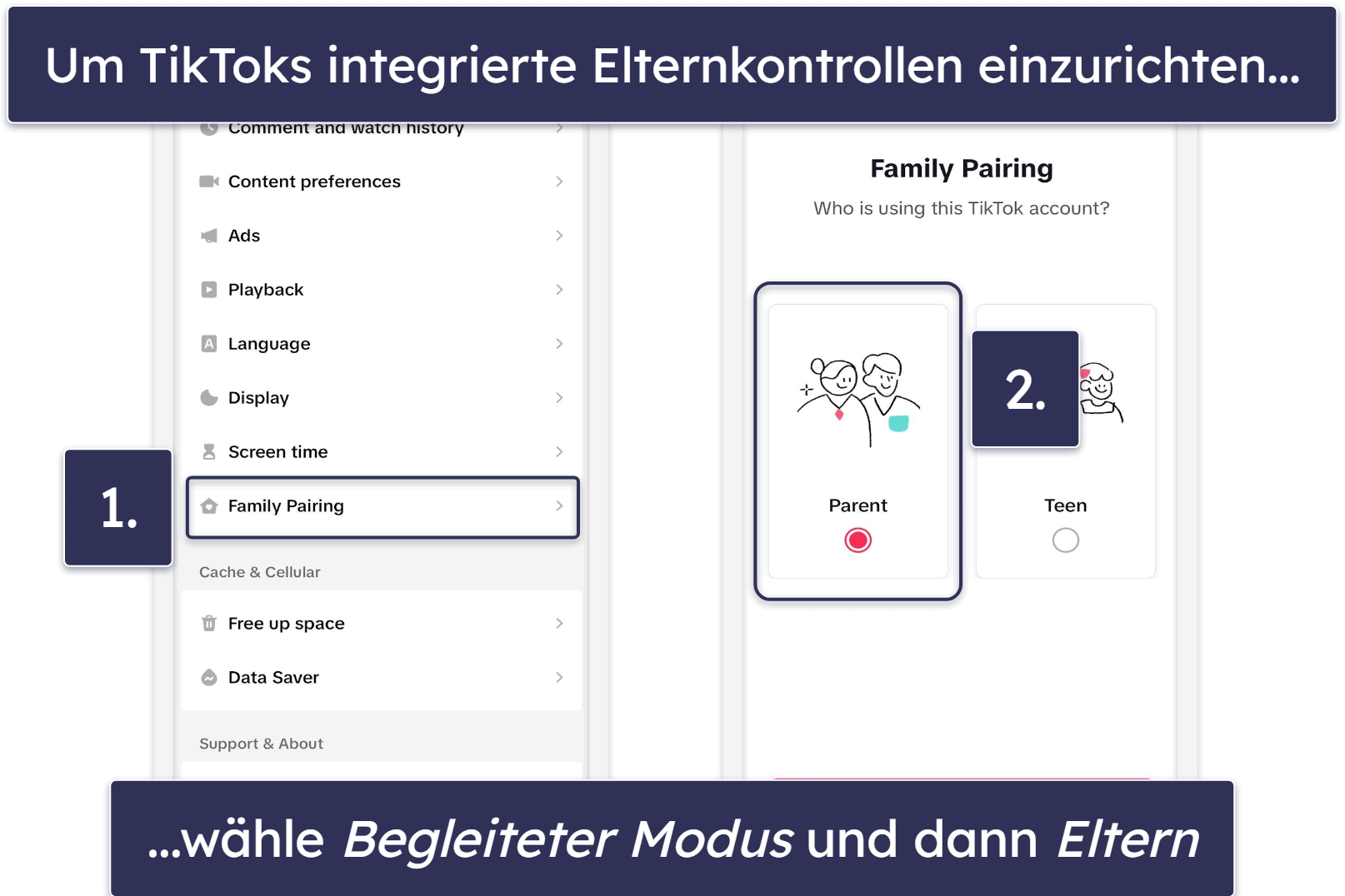 10 Möglichkeiten, um auf TikTok geschützt zu bleiben