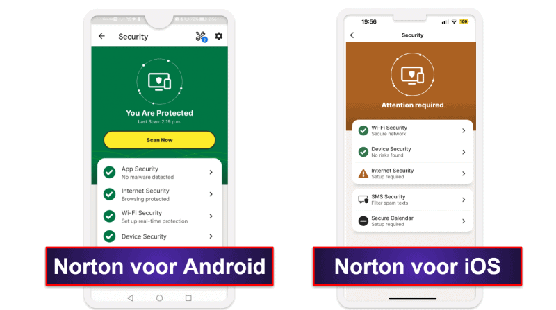 Norton 360 Mobiele app