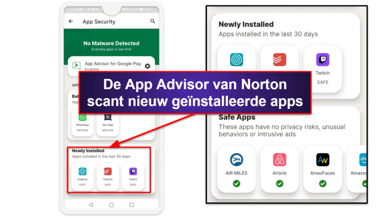 Norton 360 Mobiele app