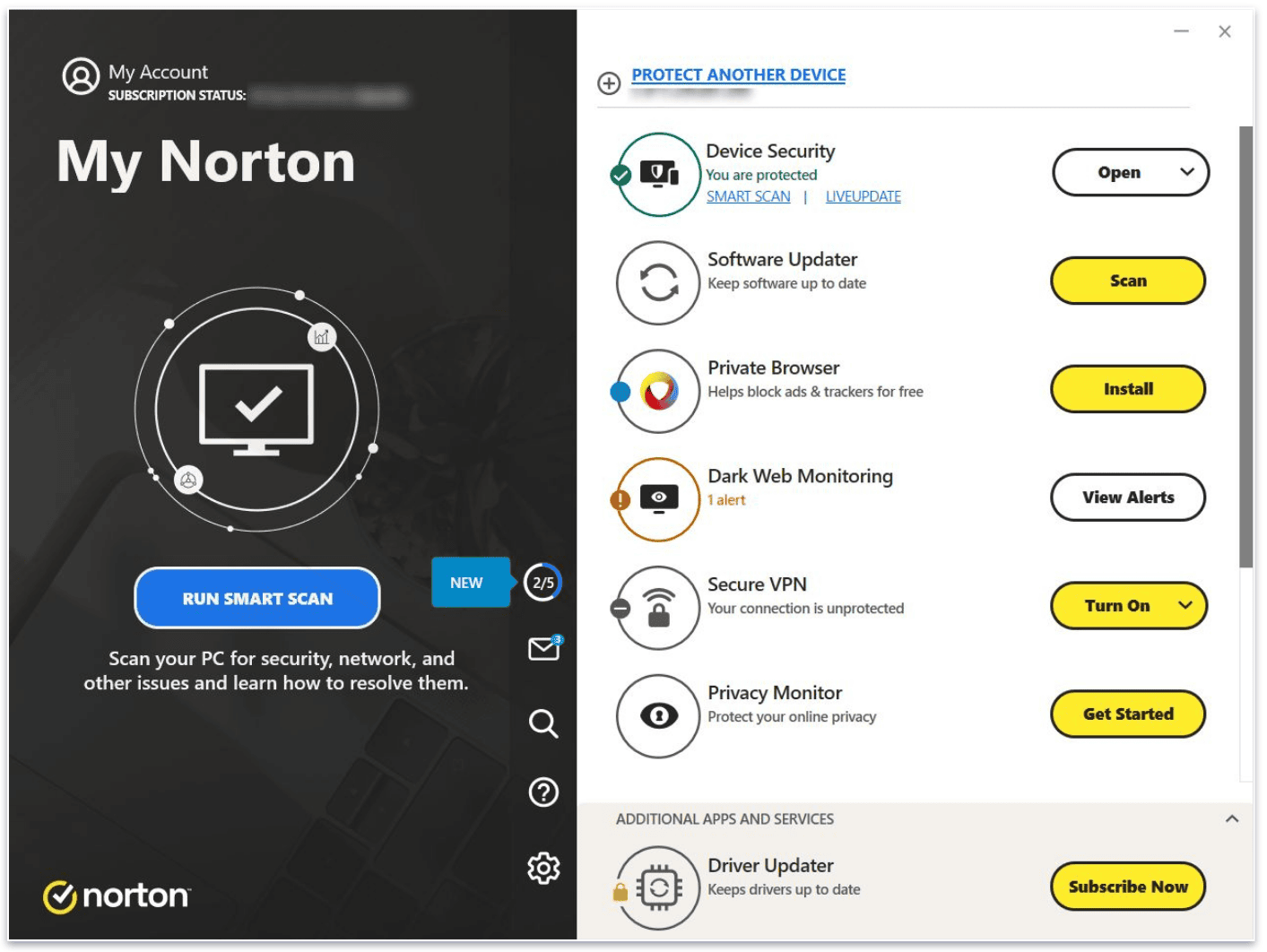 Jednostavnost korištenja i postavljanje Norton 360