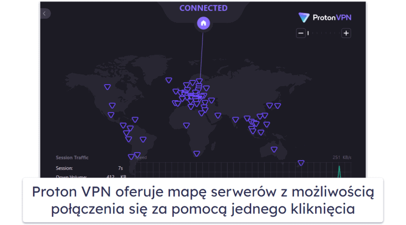 Bonus. Proton VPN: Bezpieczny VPN do gier z dobrym darmowym planem