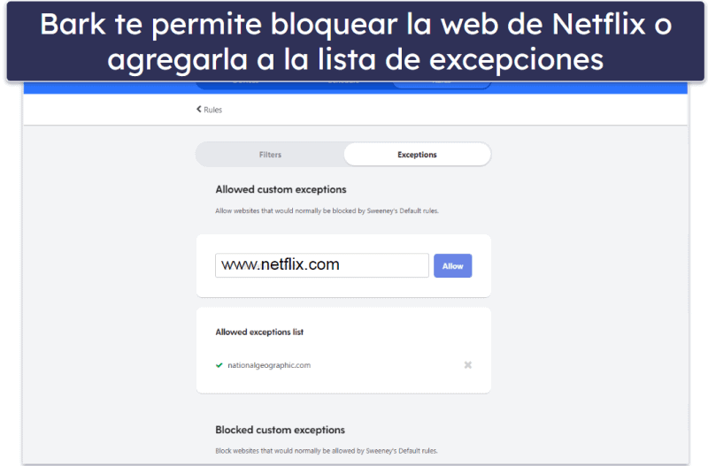 🥉3. Bark: excelente para programar el tiempo de uso de Netflix