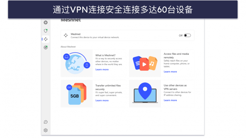 4. NordVPN: 适用于远程安全访问设备