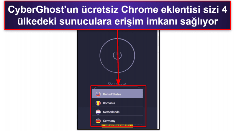 5. CyberGhost VPN — Google Chrome İçin En İyi Ücretsiz VPN Eklentisi