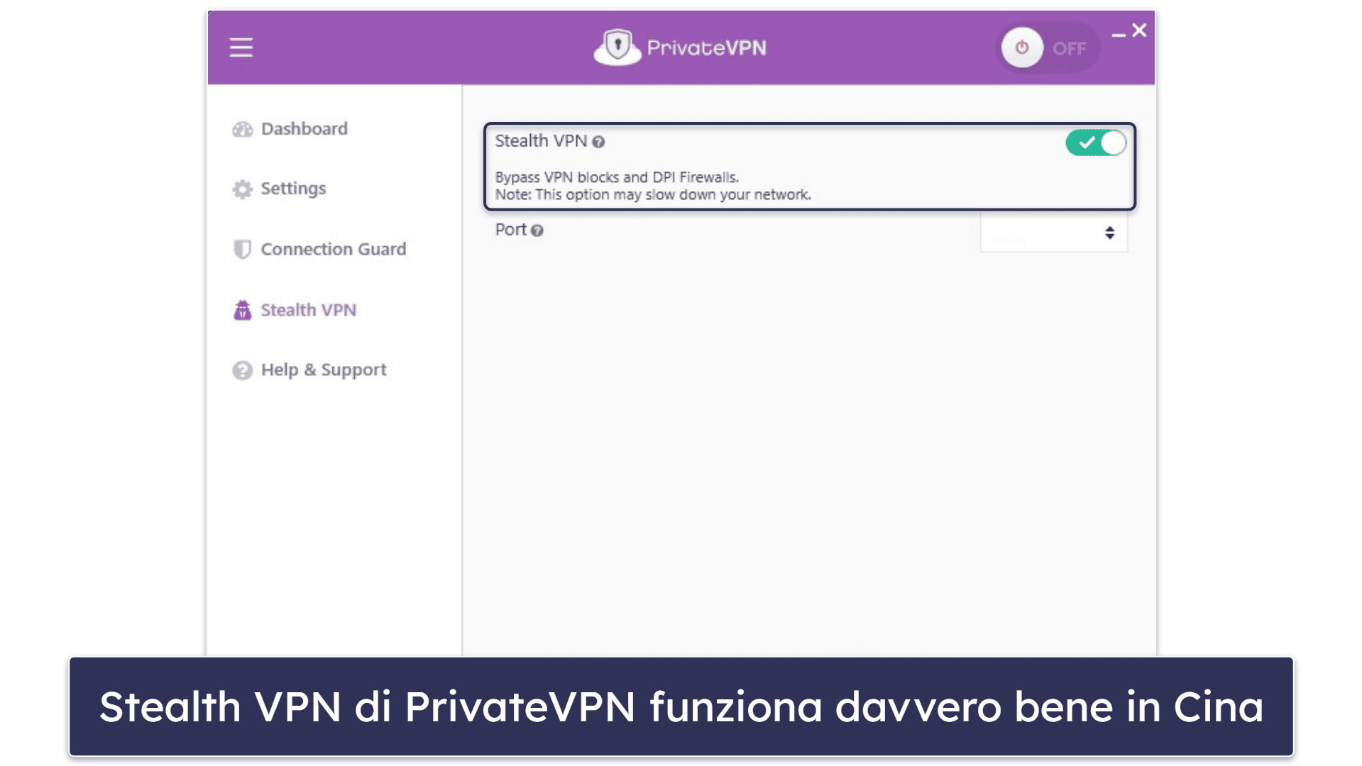 🥉 3. PrivateVPN: VPN facile da usare per i principianti che funziona in Cina
