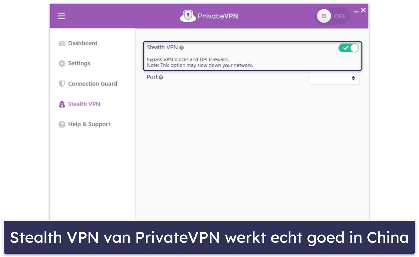 🥉 3. PrivateVPN — beginnersvriendelijke VPN voor China