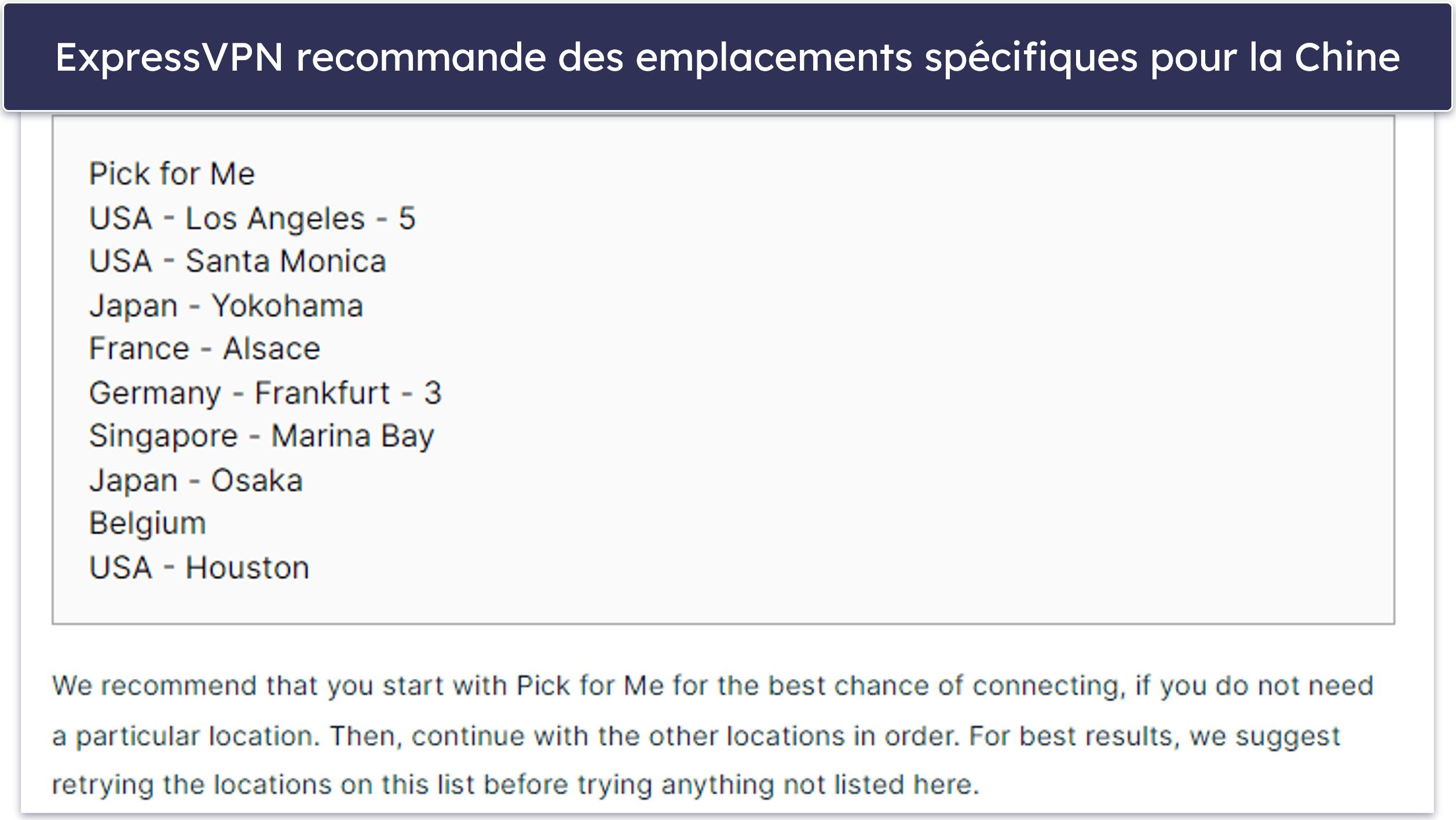 🥇1. ExpressVPN — Le meilleur VPN pour la Chine