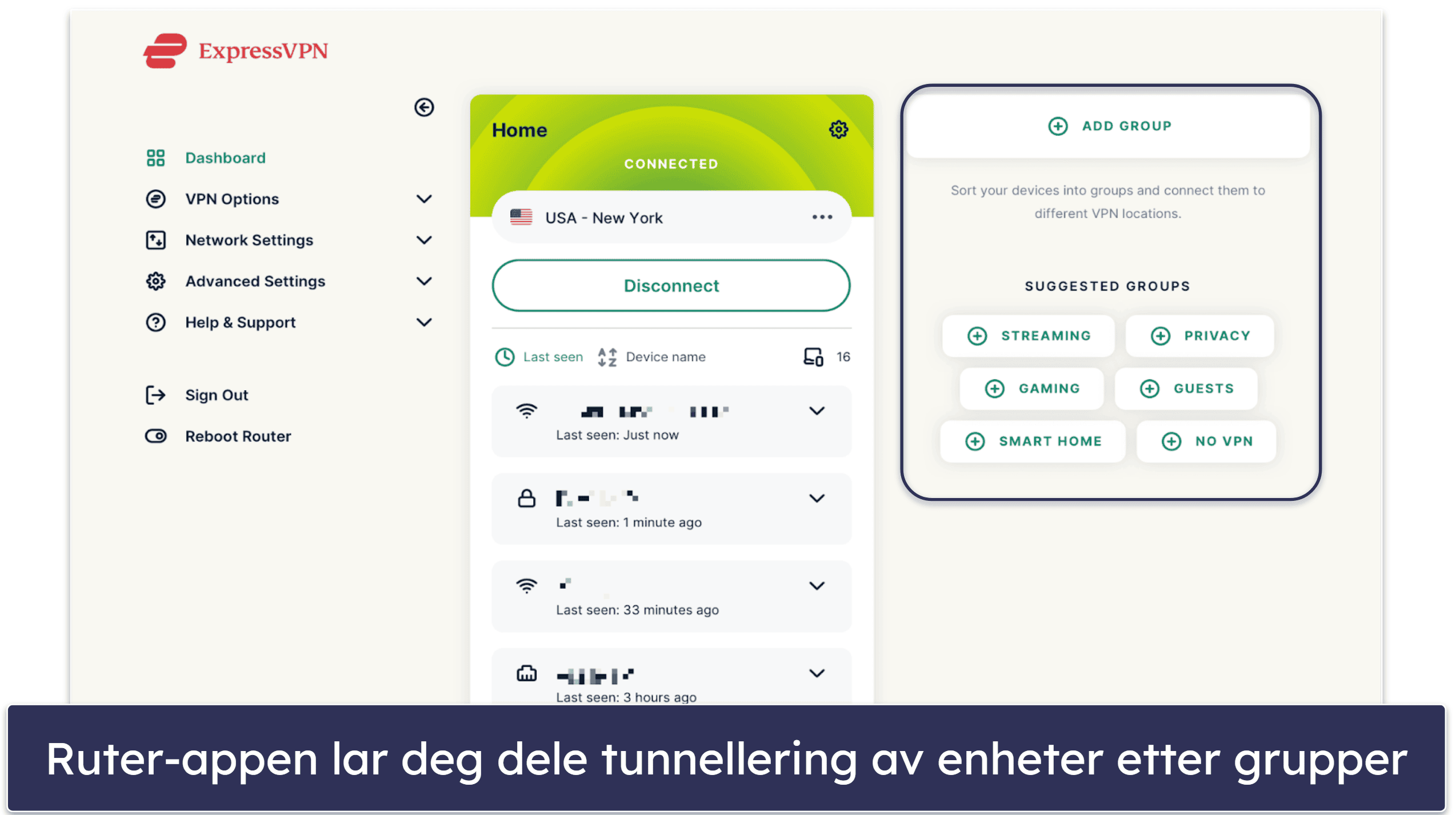 🥇1. ExpressVPN: Beste generelle VPN for Chromecast i 2026