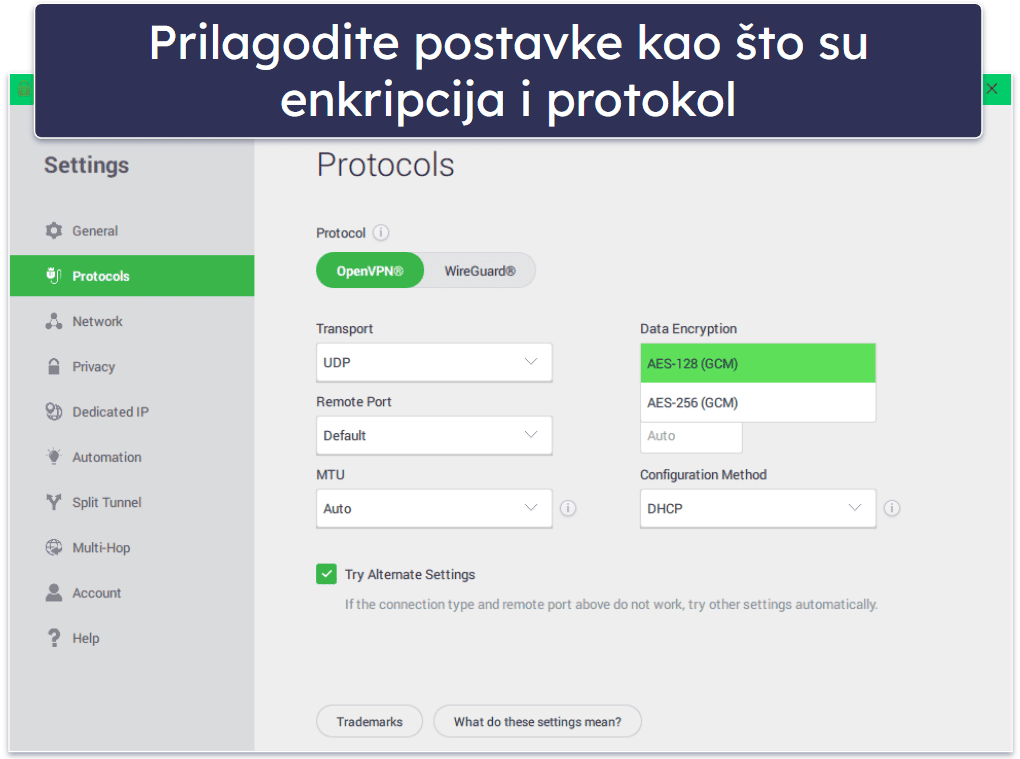 🥈2. Private Internet Access: Povoljan VPN s velikim brzinama za gledanje serija na platformi Hulu