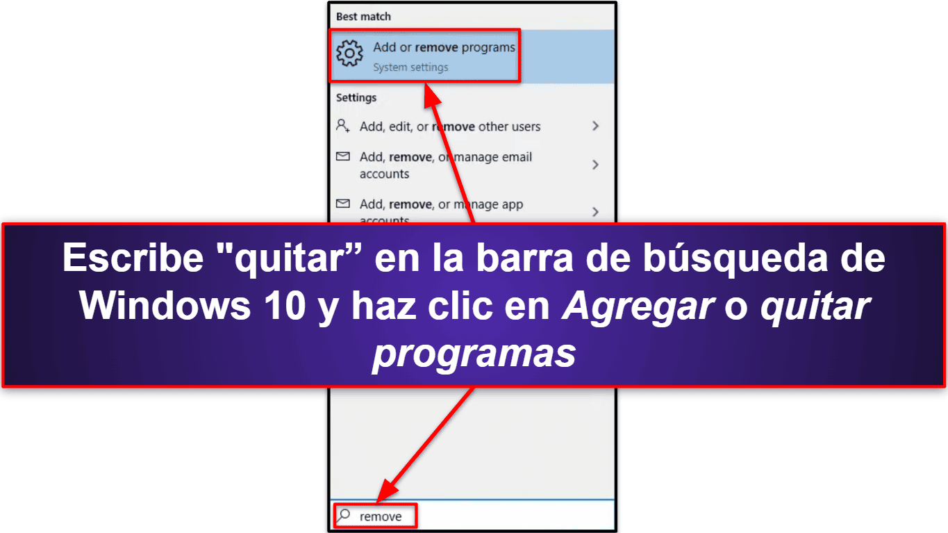 Cómo desinstalar y eliminar por completo los archivos de ExpressVPN de tus dispositivos