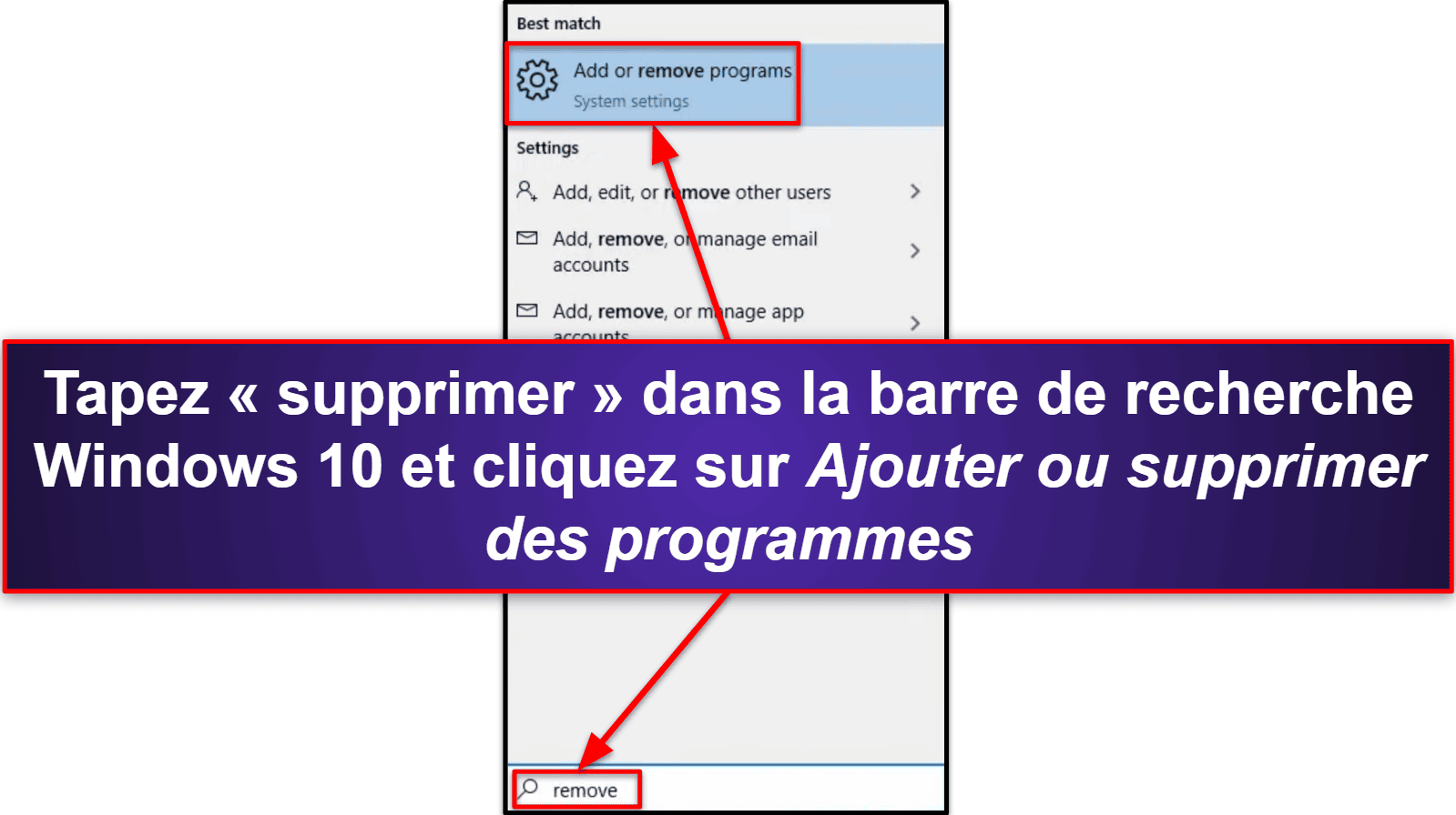 Comment désinstaller et supprimer totalement les fichiers ExpressVPN de vos appareils