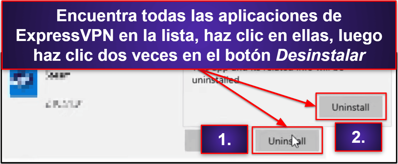 Cómo desinstalar y eliminar por completo los archivos de ExpressVPN de tus dispositivos