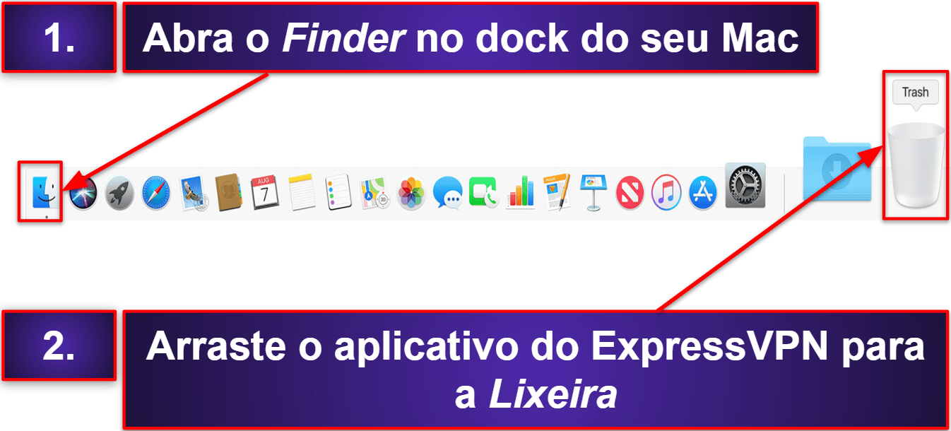 Como desinstalar e remover completamente os arquivos do ExpressVPN dos seus dispositivos