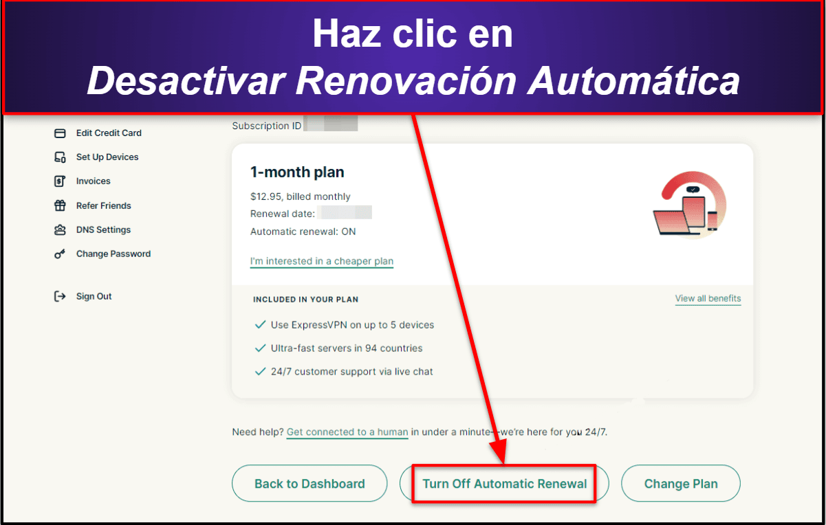 Cómo cancelar suscripción ExpressVPN (guía paso a paso)
