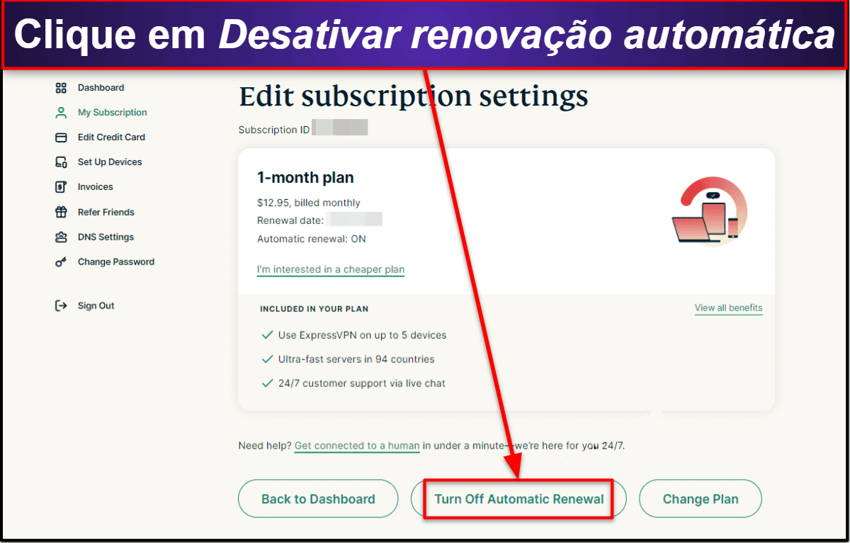 Como cancelar sua assinatura do ExpressVPN (guia passo a passo)