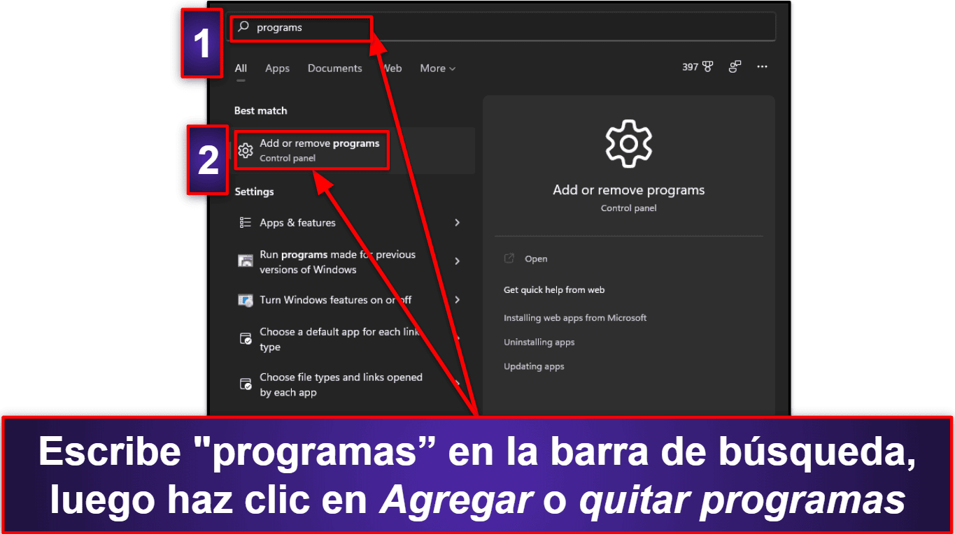 Cómo desinstalar y eliminar por completo los archivos de ExpressVPN de tus dispositivos