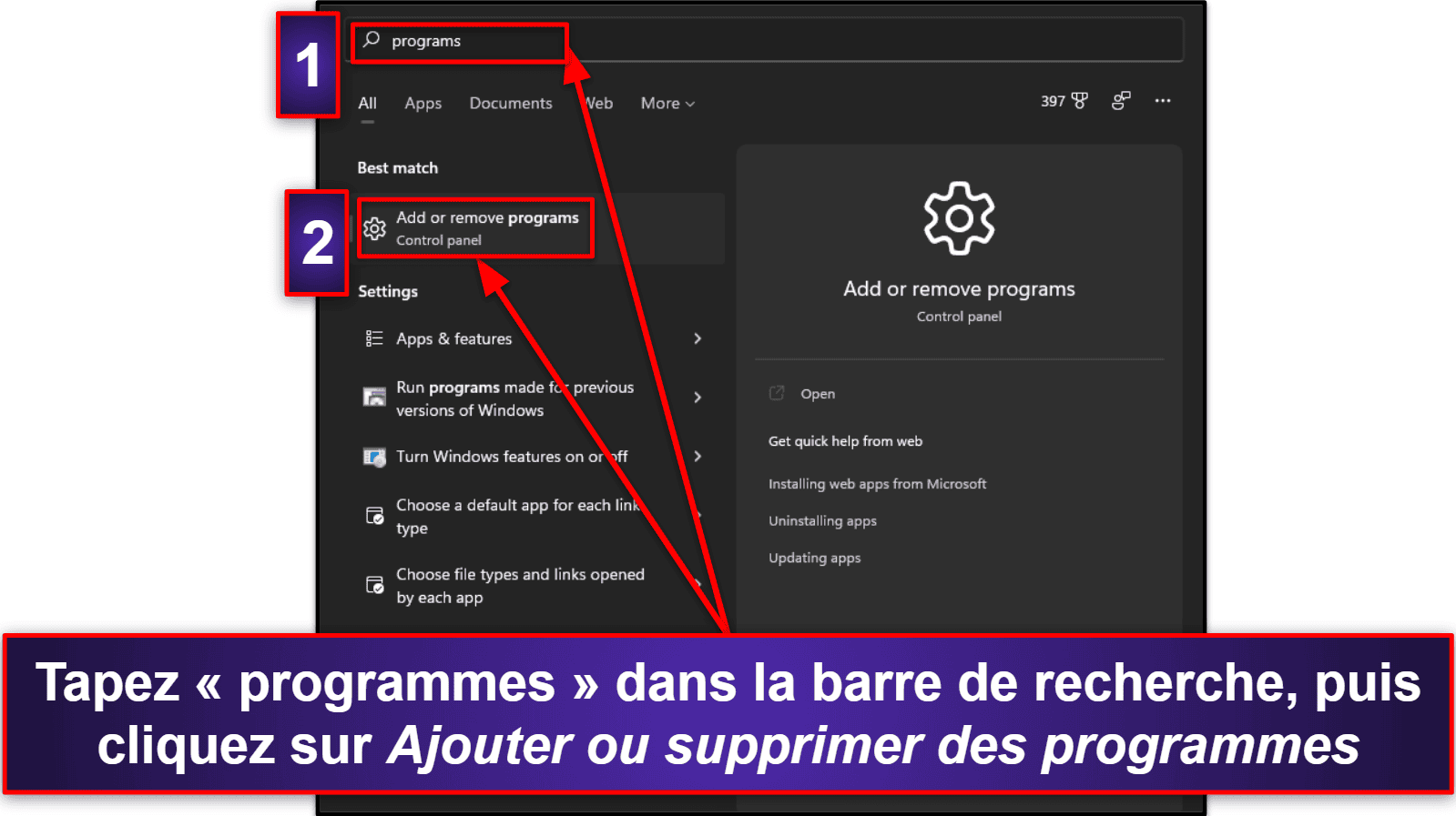 Comment désinstaller et supprimer totalement les fichiers ExpressVPN de vos appareils