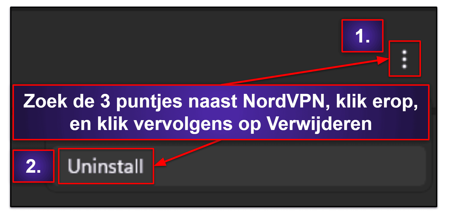 Hoe NordVPN bestanden de-installeren en volledig verwijderen van je apparaten