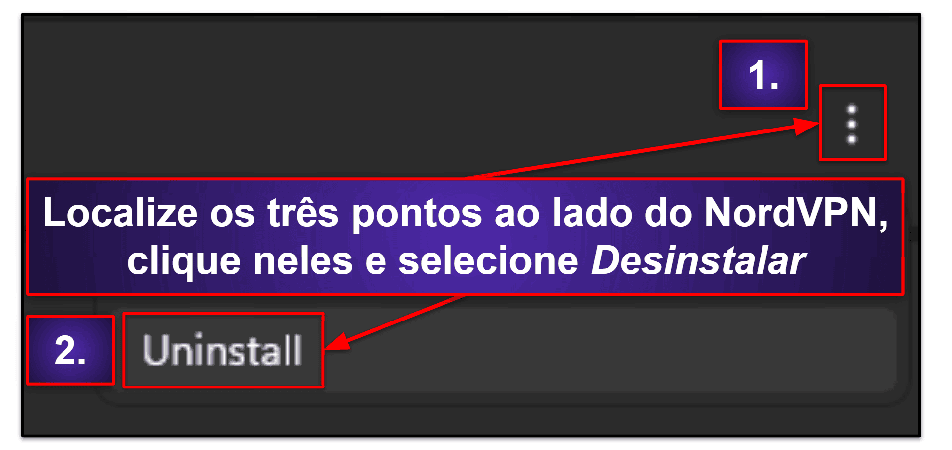 Como desinstalar e remover completamente os arquivos do NordVPN dos seus dispositivos