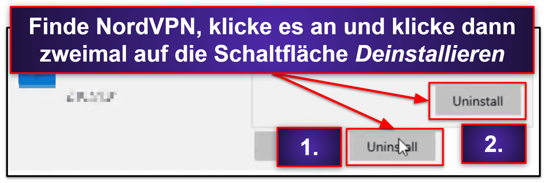 So deinstallierst du NordVPN und entfernst alle Dateien vollständig von deinen Geräten