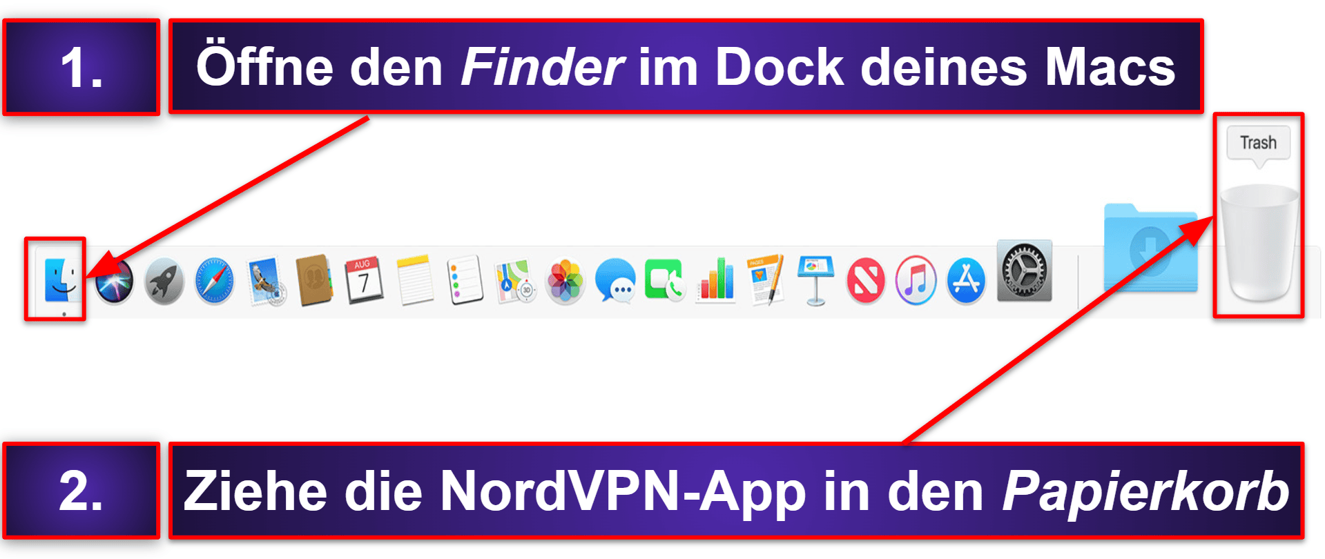So deinstallierst du NordVPN und entfernst alle Dateien vollständig von deinen Geräten