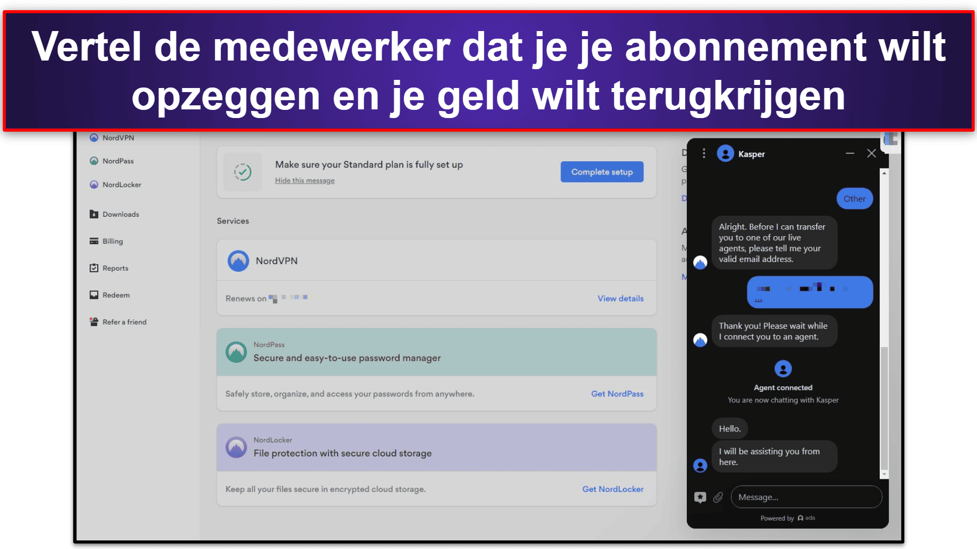 Hoe je NordVPN abonnement opzeggen (stapsgewijze handleiding)