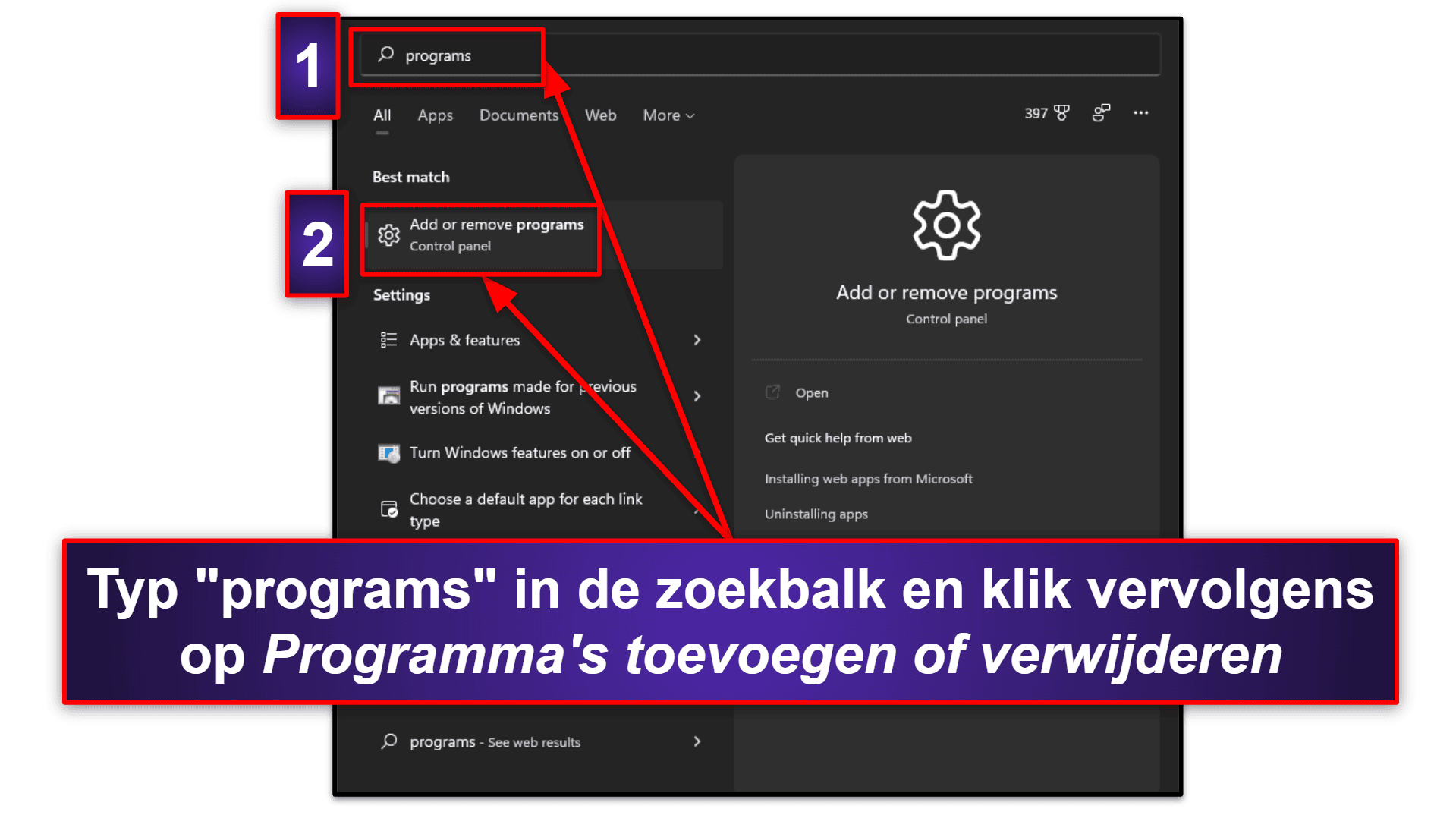 Hoe NordVPN bestanden de-installeren en volledig verwijderen van je apparaten