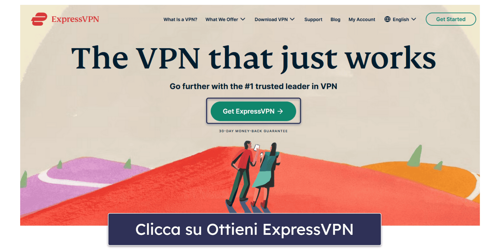 Prova ExpressVPN senza rischi per 30 giorni (guida passo-passo)