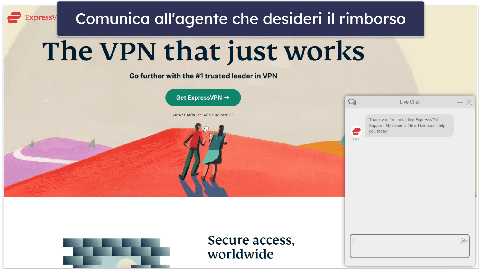 Prova ExpressVPN senza rischi per 30 giorni (guida passo-passo)