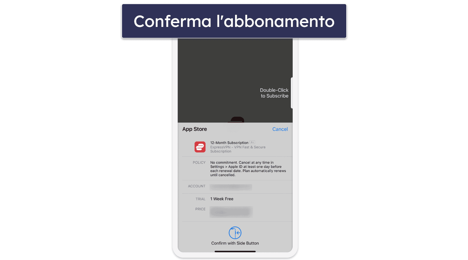 Come ottenere i 7 giorni di prova gratuita di ExpressVPN (solo per dispositivi mobili)