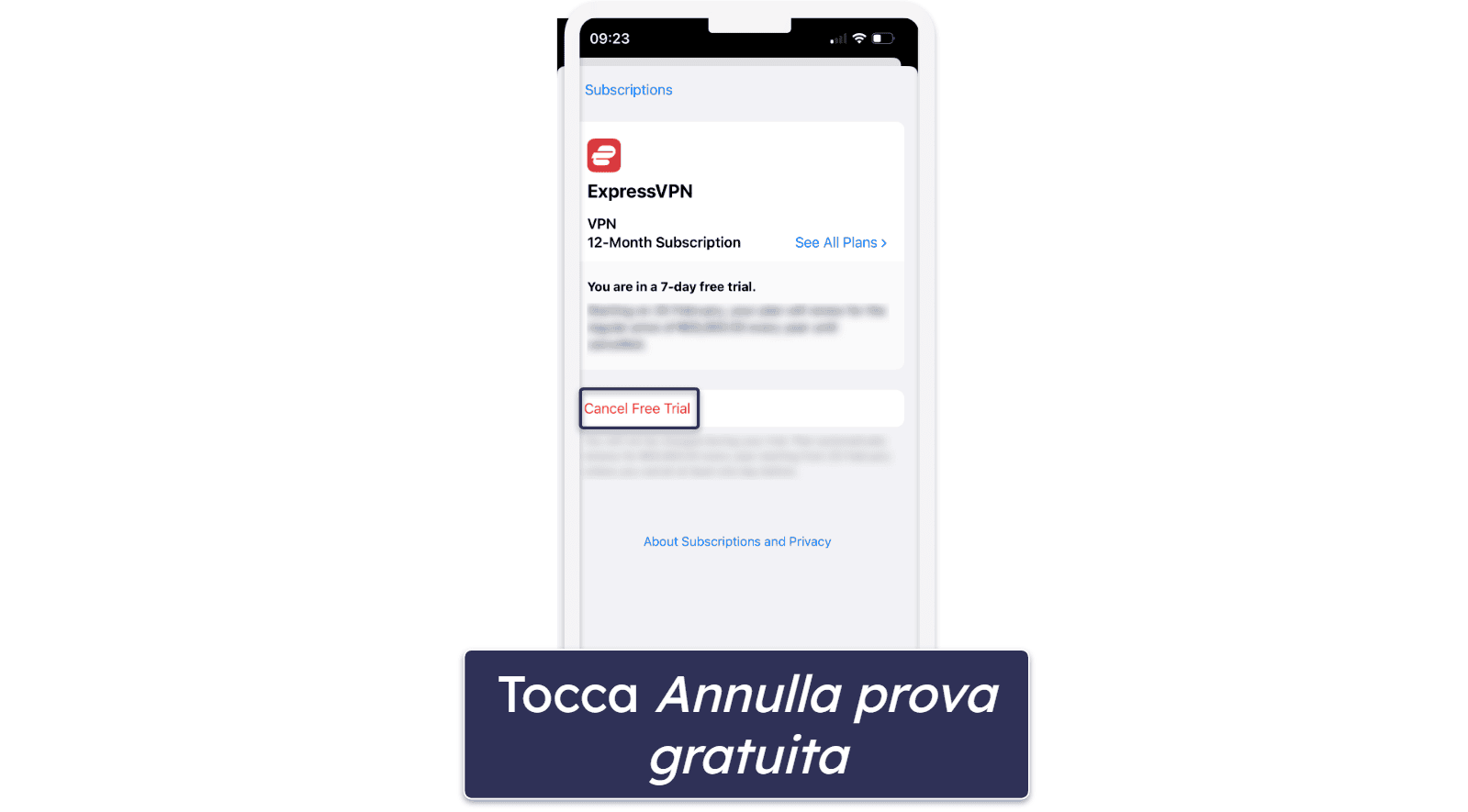 Come ottenere i 7 giorni di prova gratuita di ExpressVPN (solo per dispositivi mobili)