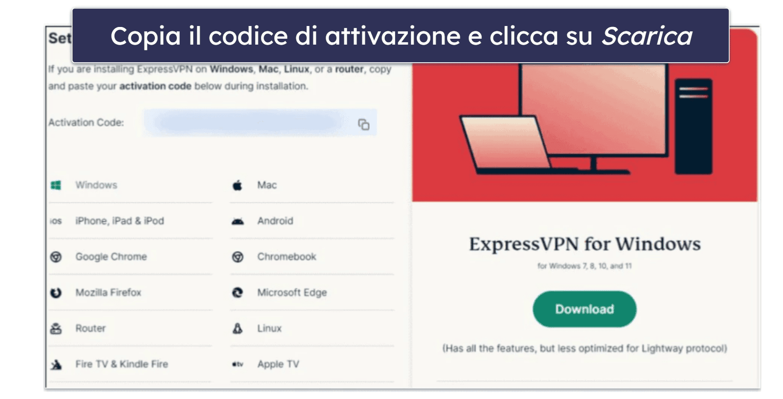 Prova ExpressVPN senza rischi per 30 giorni (guida passo-passo)