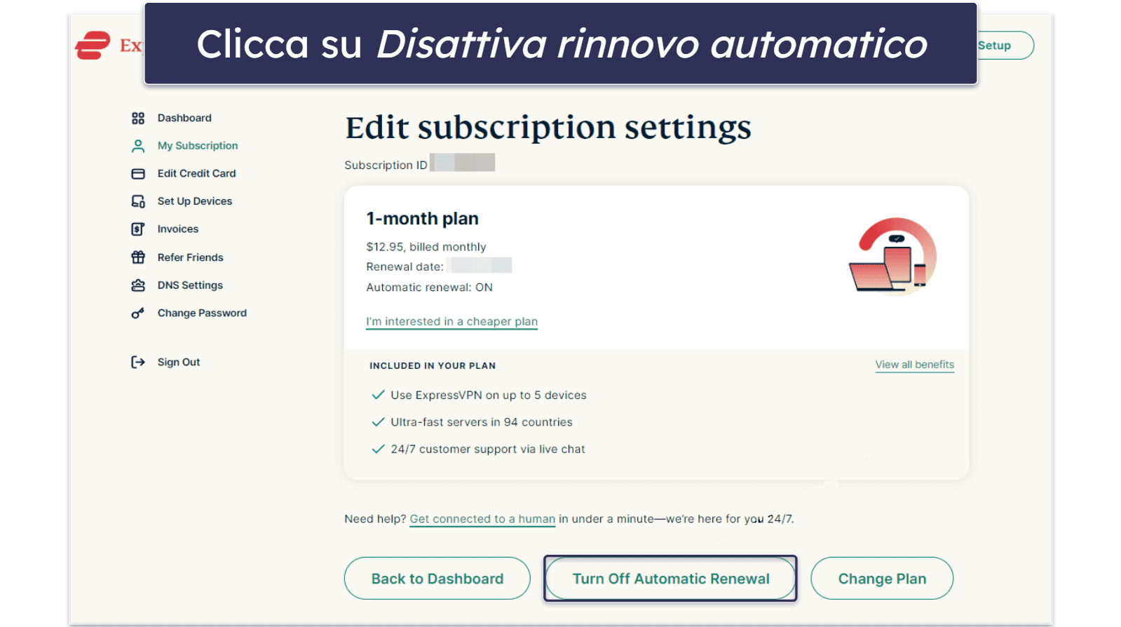 Prova ExpressVPN senza rischi per 30 giorni (guida passo-passo)