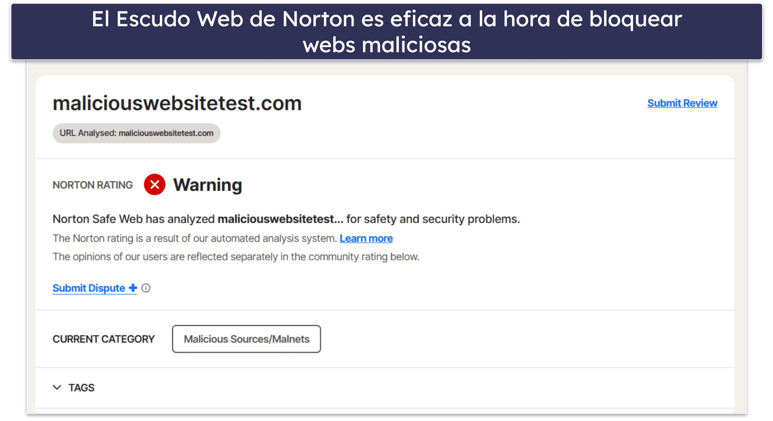 Funciones de seguridad de Norton