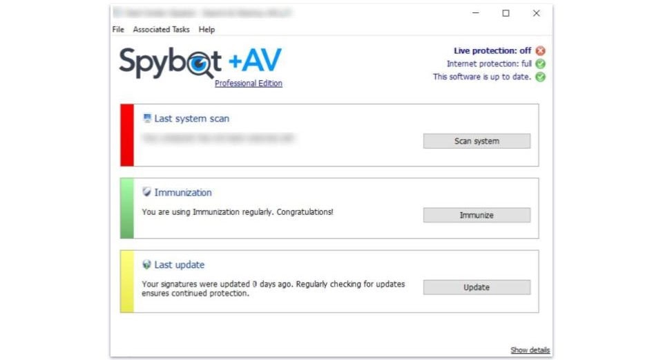 Spybot Search & Destroy Full Review — Disappointing Features & No Money-Back Guarantee