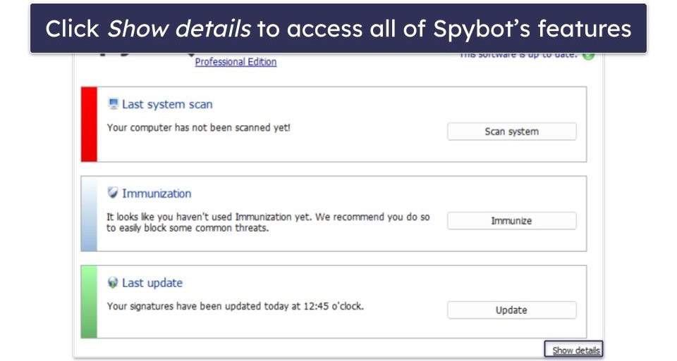 Spybot Search & Destroy Ease of Use & Setup — Requires Multiple Apps + Installs Unrelated Software