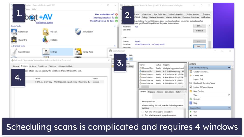 Spybot Search & Destroy Ease of Use & Setup — Requires Multiple Apps + Installs Unrelated Software