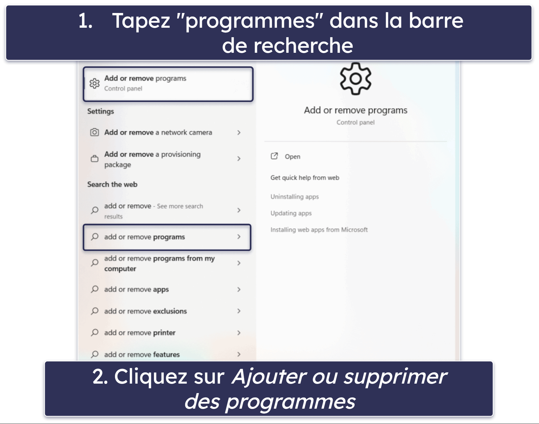 Comment désinstaller et supprimer complètement les fichiers NordVPN de vos appareils