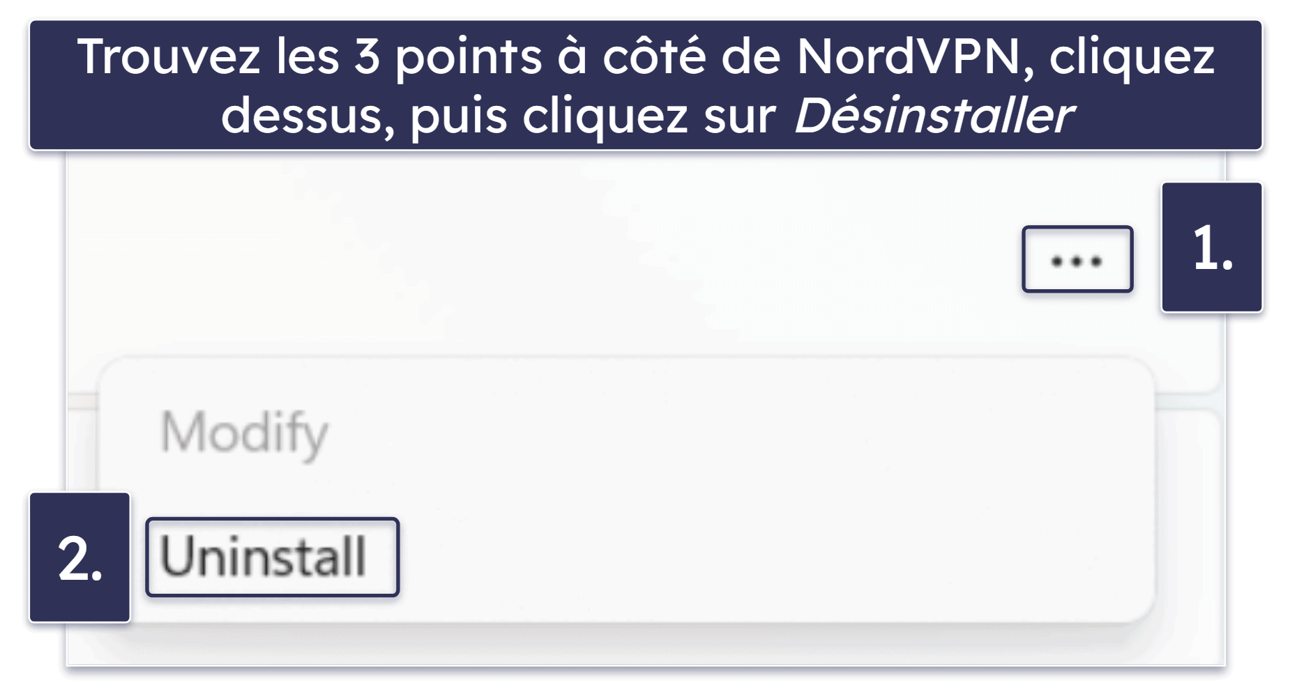 Comment désinstaller et supprimer complètement les fichiers NordVPN de vos appareils
