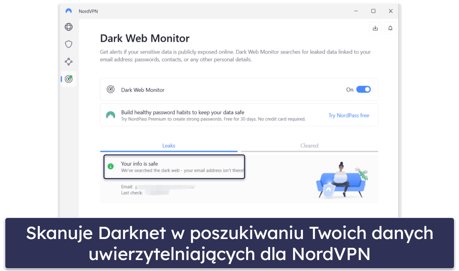 4. NordVPN: Świetny do zabezpieczania ruchu Amazon Prime
